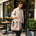 thumbnail image 6 of Cat Carrier Backpack, Expandable Bubble Pet Carrier for Cats and Small Dogs, Travel Backpack for Hiking, Walking & Outdoor Adventures (1PC, Brown - B), 6 of 7