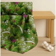 thumbnail image 4 of Soimoi Cotton Voile Fabric Orchid,Palm & Monstera Tropical Print Sewing Fabric Yard 56 Inch Wide, 4 of 7