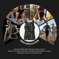 thumbnail image 7 of Lsque Deers In The Forest Pattern Mens Tank Tops Muscle Athletic Quick Dry Sleeveless Workout Fitness T Shirts Beach Tank Top, Loose-fit Sleeveless Shirt for Men-4X-Large, 7 of 7