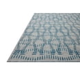 thumbnail image 4 of Indoor Outdoor Rug 7x9, Reversible, Loloi Easton Fog / Teal (6'7" x 9'4"), 4 of 7