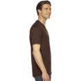 thumbnail image 2 of American Apparel Fine Jersey V-Neck Tee, XS, Brown, 2 of 3