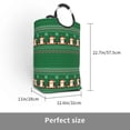 thumbnail image 2 of Cauagu Christmas Corgis Print Hamper Basket Bin,Extra Large Dirty Clothes Hamper 50L Laundry Baskets with Handles Laundry Hampers for Bedroom/Living Room/Bathroom, 2 of 5