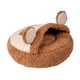 thumbnail image 3 of Cama cueva para gatos con forma de zapatilla, cómoda y suave con capucha, cubierta y acogedora para mascotas pequeñas. 50x50cm, 3 of 9