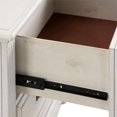 thumbnail image 5 of Furniture of America Gramm Solid Wood Nightstand with USB Port in Antique White, 5 of 6