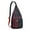 Red-1, variant on Abstract Art Sling Backpack – Colorful Geometric Tie Dye Crossbody Daypack, Psychedelic Pop Art Hiking Bag for Women & Men, Fashionable & Lightweight Outdoor Travel Pack