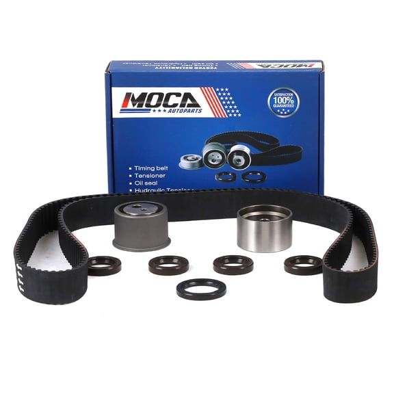 MOCA AUTOPARTS Timing Belt Kit Fit for 99-09 Hyundai Kia Sonata Tiburon Santa Fe 2.5L 2.7L G6BA G6BV