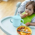 thumbnail image 5 of Amvlyk Infant Silicone Learning Drink Cup Snack Cup With Straw Infant Avoid Falls Training Cup, 5 of 5