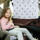 thumbnail image 1 of Cortina para ventanas de coche para niños y bebés | Parasol de tela ajustable con ventosas | Protección solar para ventanas traseras laterales de 50 x 70 cm, 1 of 7