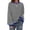 blue, variant on Women Oversized Striped Color Block Long Sleeve Crew Neck Sweatshirt Casual Loose Pullover Y2K Shirt Top