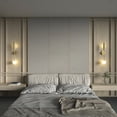 thumbnail image 2 of Ozarke Linear Glow Lamp, Modern Contemporary Wall Light Warm 3000K - Gold, 2 of 10
