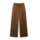 thumbnail image 1 of Willshela, conjunto de 2 piezas a la moda para mujer, chaqueta lisa con doble botonadura y pantalones Vintage de cintura elástica, conjuntos de pantalones elegantes para mujer, 1 of 2