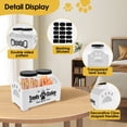 thumbnail image 4 of NUAHRHY Wood Dog Treat Container With Jars and Stickers Anti Deformation Space Saving Dog Treat Organizer Decorative Easy to Clean Dog Treat Station for Countertop, 4 of 9