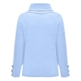 thumbnail image 4 of Turtleneck Pullover Sweaters for Womens Cowl Neck Long Sleeve Winter Chunky Slouchy Loose Fit Oversized Knit Sweaters, 4 of 5