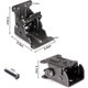 thumbnail image 2 of Foldable Bracket Self-Locking Hinges Wall Bracket Flip Folding Lock Extension Hinge Invisible Hinge, 2 of 5