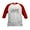 Red/White, variant on CafePress - Math Whisperer Baseball Jersey - Kids Cotton Baseball Jersey, 3/4 Sleeve Shirt