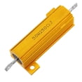 thumbnail image 1 of Unique Bargains 50W 250 Ohm 5% Gold Tone Screw Tab Aluminum Housed Wirewound Power Resistor, 1 of 1