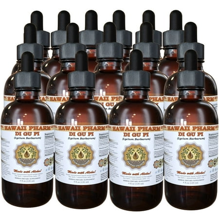 Di Gu Pi, Lycium (Lycium Barbarum) Tincture, Dried Bark Powder Liquid Extract, Chinese Wolfberry, Herbal Supplement 15x4 oz