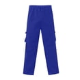 thumbnail image 4 of Men's Overalls Drawstring Multi Pocket Casual Pants Hiking Pants Cotton Twill Pants, 4 of 4