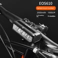 thumbnail image 1 of High-Intensity 2600 Lumens Bike Headlight - Durable Aluminum Alloy Construction, USB Rechargeable, Compact & Portable Design for Night Cycling, Mountain Biking, Road Riding - Essential Cycling Safety, 1 of 6
