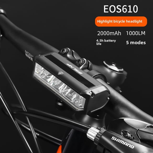 High-Intensity 2600 Lumens Bike Headlight - Durable Aluminum Alloy Construction, USB Rechargeable, Compact & Portable Design for Night Cycling, Mountain Biking, Road Riding - Essential Cycling Safety