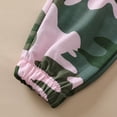 thumbnail image 6 of Mercatoo Toddler Girls Sweatshirt Outfits Long Sleeve Letter Print Tops Camouflage Pants Kids Baby Girl Clothes 6 Months, 6 of 9