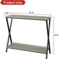 thumbnail image 3 of Garvee 2-Tier Narrow Console Table, Small Entryway Table, Thin Entrance Sofa Table, Side Table for Behind Couch or Wall, Kitchen Counter, Display Table for Hallway, Bedroom, Living Room, 3 of 7