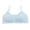 Blue, variant on Ame Girls' Cotton Spaghetti Strap Sport Bra,white