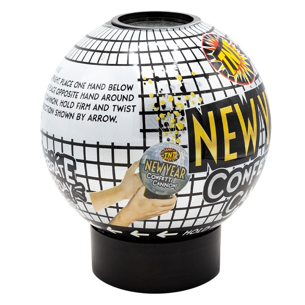 Disco Confetti, TNT Fireworks, Multicolor Mylar Confetti Popper