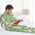 thumbnail image 6 of Haiem Cute Frog Pattern Men’s Long-sleeve Sleepwear,Sleepwear Set,2-piece Loungewear Set,Soft PJs Comfy Nightwear with Pockets-X-Large, 6 of 7