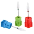 thumbnail image 4 of Brocas para uñas Zulema Cerámica Coloridas 3/32 pulgadas, 4 of 8