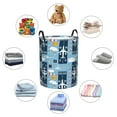 thumbnail image 6 of Haiem Airplanes and Aviation Signs Laundry Basket, Laundry Hamper, Collapsible Laundry Baskets, Dirty Clothes Hamper, Waterproof with Handles for College Dorm, Family-Small, 6 of 8