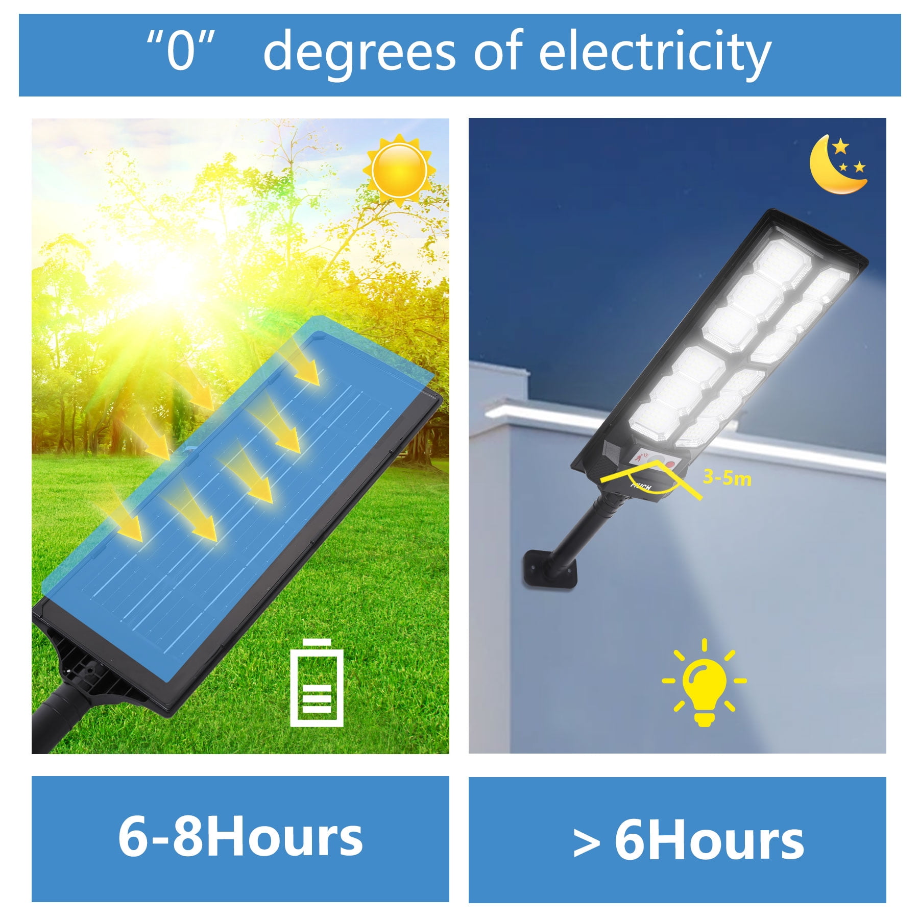 2 PACKS Solar Street Lights, 8500K 90000LM Outdoor Commercial Parking Lot Light with Remote Control, Dusk to Dawn Solar Security Flood Lights, Motion Sensor Solar Lights for Outside Yard Garage