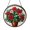 Acrylic 3.5 Inch, variant on Red Geranium Stained Glass Window Hanging Floral Botanical Design Featuring Geranium Blooms Decorative Glass Suncatcher for Home Interior Window Display