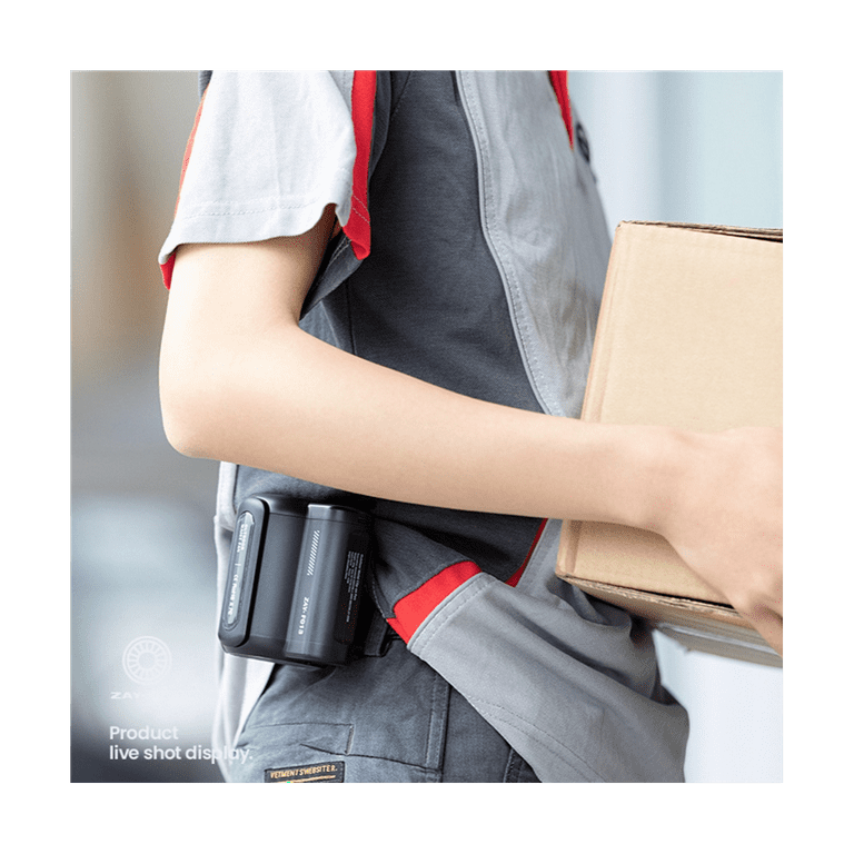 USB Portable Personal Hanging Waist Fan 4500MAh Recharge Wearable