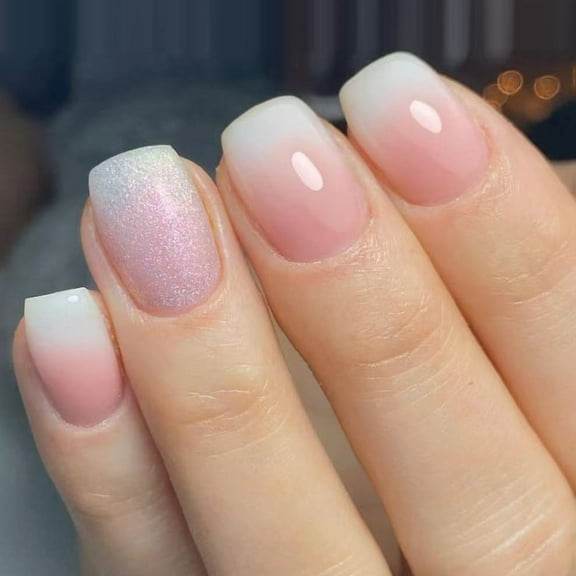 ROZYARD Press on Nail,Square Fake Nail Stick Glues on Nail False Nail Acrylic Nail