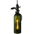 thumbnail image 3 of Meyda 137402 5 in. Personalized Thirsty Owl Wine Bottle Mini Pendant, Amber Black, 3 of 5