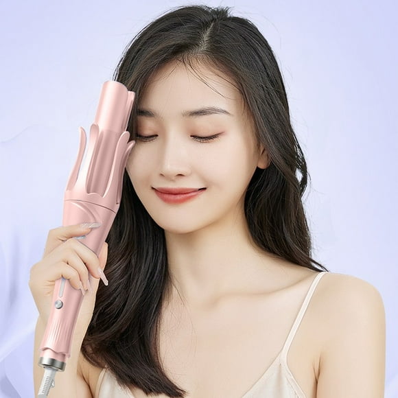 Bilqis Automatic Curling Iron, Rotating Curling Wand, Anti-Tangle & Auto-Off for Hair Waver, Double Voltage Hair Styling Curler, 3 Speed Fast Heating for Long/Short Hair