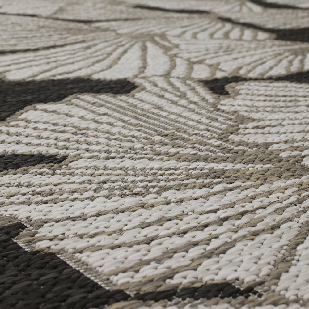 Mohawk Home Jade Butterfly Outdoor Area Rug, Dark Grey, 2' 6" x 6'