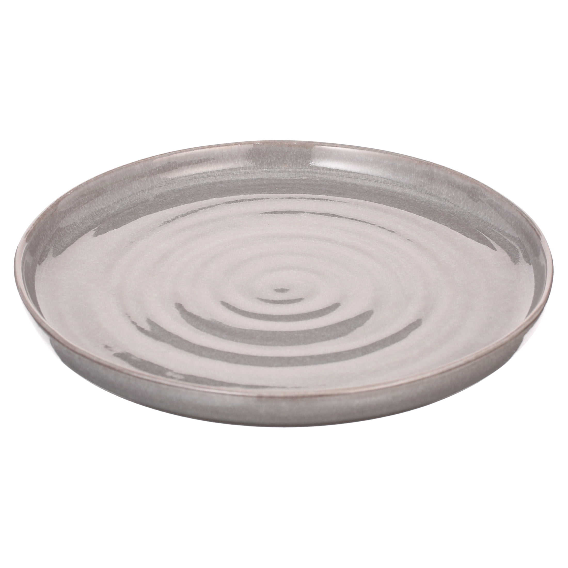 Better Homes & Gardens-Collins Grey Stoneware 12-Piece Dinnerware Set