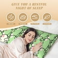 Body Pillow Cover 20x54in, Super Soft cute frog Kawaii Body Pillow