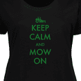 thumbnail image 4 of Inktastic Keep Calm and Mow On Zero Turn Women's Plus Size T-Shirt, 4 of 5