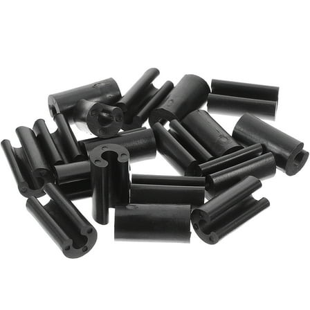 Pawsdot 50Pcs Black Rubber Feet for Sink Grid Anti Skid Sink Wire Rack Protector