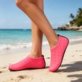 thumbnail image 6 of IEMIEMIEM Water Shoes for Women Men Breathable Soft Barefoot Quick Dry Aqua Socks for Pool Surf Yoga Swim Beach Exercise Hot Pink 8-8.5 Women/7.5-8 Men, 6 of 6