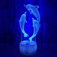 thumbnail image 1 of Dolphin 3D Light 7 Color Touch Light Stereoscopic 3D Vision Light, 1 of 5