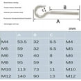 thumbnail image 2 of 10pcs hook bolt-M5(hook type), 2 of 5