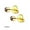 Amethyst, variant on EAR PIERCING STUDS EARRINGS STUD CERTIFIED STERILE GOLD SILVER COLOUR 2mm-01#pearl white