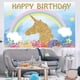 thumbnail image 4 of Rainbow Unicorn Happy Birthday Banner Unicorn Backdrop for Women and Girls Happy Birthday Photography Background Unicorn Party Decorations Supplies, 4 of 4