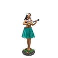 thumbnail image 2 of KC Hawaii Leilani Dashboard Hula Doll Playing Ukulele Green 7 inch, 2 of 3
