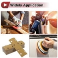 thumbnail image 3 of Unique Bargains 50Pcs Sanding Discs Wet Dry Waterproof Hook&Loop Sandpaper for Automotive Refinishing 2.76Inch x 7.8Inch 400 Grit 8 Hole Yellow Aluminum Oxide, 3 of 6