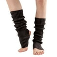 thumbnail image 2 of Long Leg Warmer Womens Men 80s Ribbed Knit Dance Sports Leg Warmer, 2 of 4